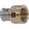 Viega Pureflow Press Adapter, 1/2" X 1/2", Zero Lead Bronze