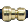 Tectite 1/2 In. Brass Push-To-Connect X 3/8 In. Reducer Coupling