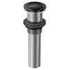 Moen Pop-Up Drain No Overflow Matte Black