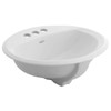American Standard Aqualyn 17-3/8 In. X 20-3/8 In. White Oval Lavatory Sink