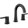 Peerless Flute Two Handle Widespread Lavatory Faucet Model P3512lf-Bl