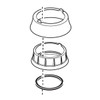 Delta Trim Ring, Base And Gasket Model Rp60979ar