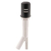 Moen Air Gap With Escutcheon In Black