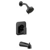 Moen Genta Tub Shower Trim Posi-Temp Eco Performance In Matte Black