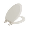 Seasons Premium Wood Elongated Closed-Front Toilet Seat In Bone