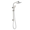 Seasons 8 In. 1.8 GPM Rainshower Handheld Showerhead, Brushed Nickel