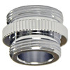 Danco 3/8"-18 Ipsm X 55/64"-27m Snap Coupling Dishwasher Aerator Adapter Chrome