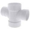 Nibco PVC DWV Double Hub Sanitary Tee Fitting 4" X 4"
