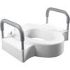 Bemis Assist Stay-Tite Easy-Clean Universal Fit Plastic Closed Front Toilet Seat With Support Arms In White