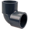 Nibco 4507 1-1/2" 90 Degree PVC Schedule 80 Chemtrol Elbow