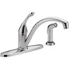 Delta Collins Single Handle Kitchen Faucet With Spray