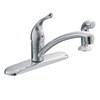 Moen Chateau Chrome One-Handle Low Arc Kitchen Faucet