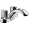 Delta Commercial Hdf Two Handle Self-Closing Bathroom Faucet