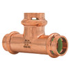 Quickfitting Surepress 1/2" X 1/2" X 3/4" Press Copper Reducing Tee Fitting