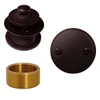 Westbrass Tip Toe Bathtub Trim Set With 2-Hole Faceplate In Oil Rubbed Bronze
