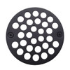 Westbrass 4 In. O.d. Shower Strainer Grill, Screw-In Style, In Oil Rubbed Bronze
