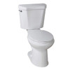 Niagara 2-Piece All-In-One 0.8 GPF Single Flush Round Toilet In White