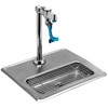 T&S Brass And Bronze Water Station W/ Retro Glass Filler Equip Retro-Style