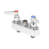 T&S Brass And Bronze Workboard Faucet 3-1/2" Cntrs Lever Hndls 1/2" Npt M Inlets