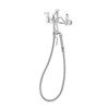 T&S Brass And Bronze Pot Filler Wll Mnt 8" Center 68" Hose W/Self-Closing Nozzle