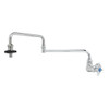 T&S Brass And Bronze Pot Filler Wall Mount 24" Dbl-Joint Nzzl Insltd On-Off Ctrl