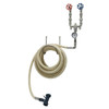 T&S Brass And Bronze Washdown Station W/ 3/4" Mixing Valve, Chrome Plated
