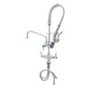 T&S Brass And Bronze Pre-Rinse W/B-0107-C 8" Swvl Nzzl Lvr Hndls/Wall Bracket