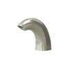 T&S Brass And Bronze Sensor Faucet, 1-Hole Dck Mnt, Nickel, 0.5 GPM Spray Device