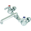 Chicago Faucets Sink Faucets, 2.2 Gpm, 8" Center, Chrome, 2 Handles