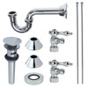 Kingston Brass Cc53301vokb30 Plumbing Sink Trim Kit With P-Trap And Drain