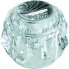 Delta Replacement For Delta Hot/Cold Faucet Handle, Clear, 2-1/2" Height