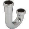 Brass Tubular J-Bend 1-1/4" X 1-1/4" Washer Connect 20-Gauge Hi-Inlet