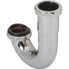 Brass Tubular J-Bend Sink Trap 1-1/2" X 1-1/2" And 1-1/4" 20-Gauge Hi-Inlet