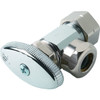 Maintenance Warehouse Quarter-Turn Angle Stop Valve 1/2 In.x 7/16 In. 1/2 In. Slip Joint