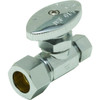 Maintenance Warehouse Multi-Turn Straight Stop Valve 1/2 In. Comp X 3/8 In. Comp
