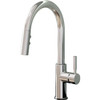 Symmons Dia 1-Handle Kitchen Faucet W/ 360 Swivel Spout And Retractable Hose (P. Chrome)