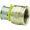 Viega Pureflw 3/4 " X 3/4 " Zero Lead Bronze Press Adapter