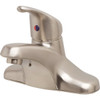 Cleveland Faucet Group Cornerstone Bathroom Faucet Brushed Nickel 1-Handle, Pop-Up, Supply Line