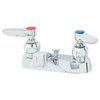 T & S Faucet, 2.2 Gpm, 1.437" Spout, Polished Chrome, Pop-Up Drain