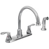 Cleveland Faucet Group Cornerstone 2-Handle High Arc Kitchen Faucet (Chrome)