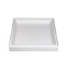 E.l. Mustee Durabase 36 X 36 Alcove Shower Pan Base With Center Drain In White
