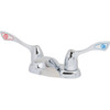 Moen M-Bition Centerset Bathroom Faucet, 1.2 Gpm, 2.281" Spout, 4" Center, Chrome, 2 Handles