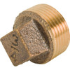 Mueller Streamline Brass Banded Solid Plug, 3/4"