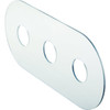 Generic Replacement For Ez Flo Mirrored Acrylic 3 Handle Shower Valve Cover Plate