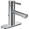 Moen Align Single Handle Vessel Filler Chrome With Pop-Up