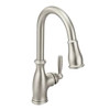 Moen Brantford One-Handle High Arc Pulldown Kitchen Faucet Spot Resist Stainless
