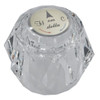 Delta Handle, Single, Clear, With Button And Screw, Delta #rp2389