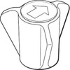 Replacement For Sayco Shower Diverter Handle Chrome