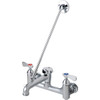 Symmons Symmetrix Service Sink Faucet, Chrome, Two Handle
