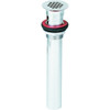 1-1/4 X 8-1/2" Grid Strainer Lavatory Drain 17 Gauge Chrome-Plated Cast Brass